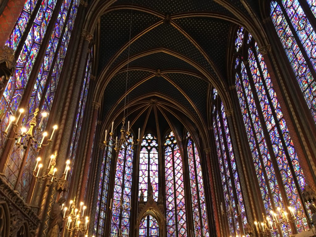 Inside the Sainte-Chapelle