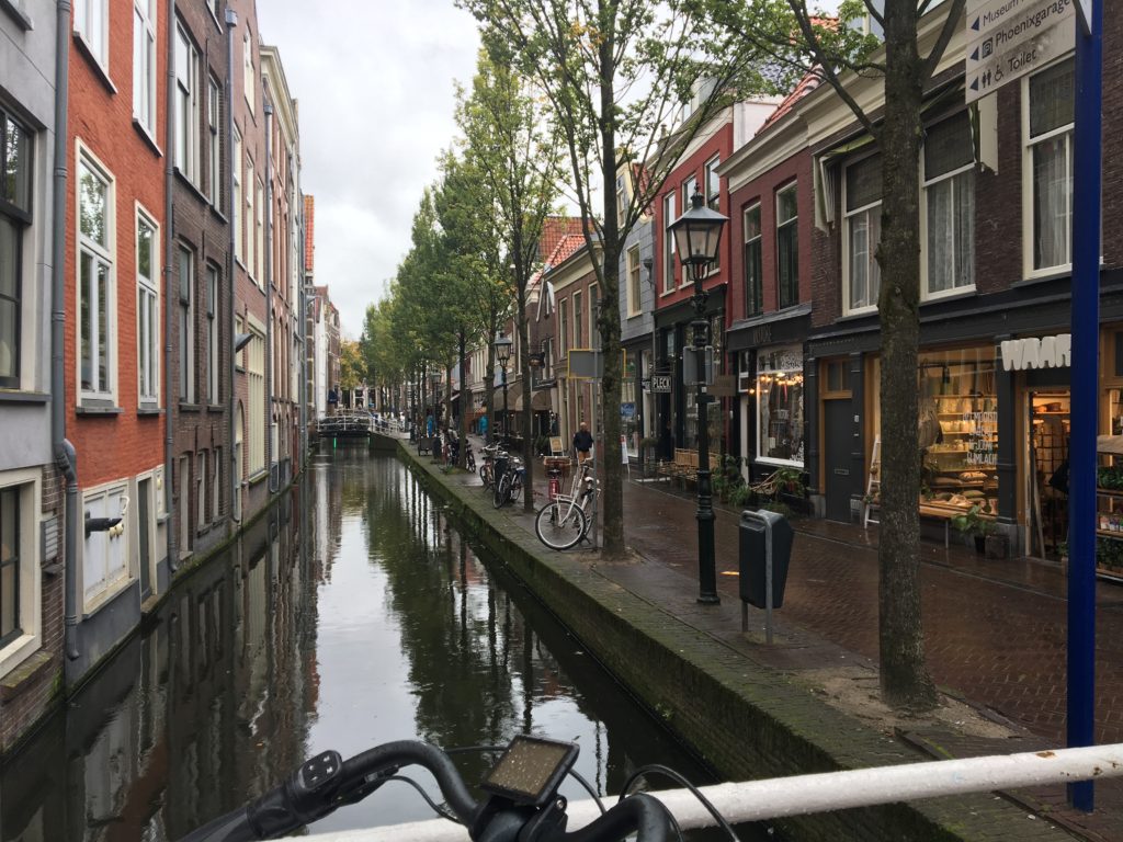 A street in Delft.